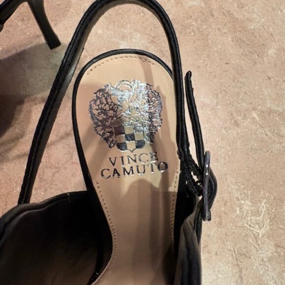 Vince Camuto leather mule slingbacks - Picture 3 of 3